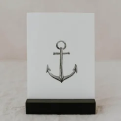 Aquarellkarte Anker