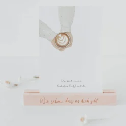 Aquarellkarte Kaffee