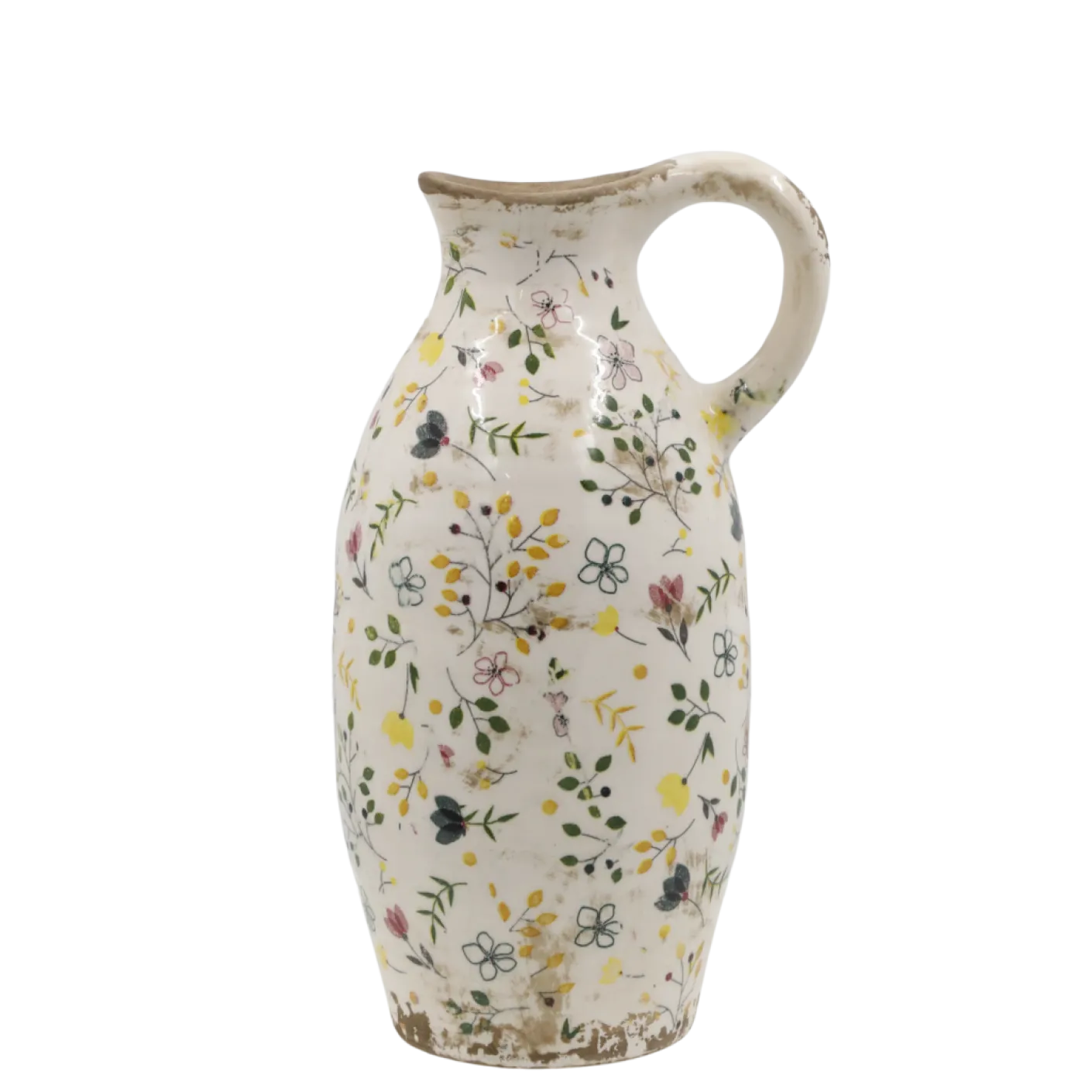 Cavaillon Flasche mit Blumenmotiv groß