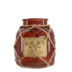 Flasche mit Jute