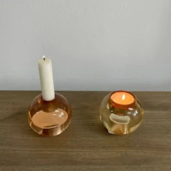 Glas Kerzenhalter Mezzi