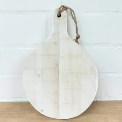 Holz Brett Beo rund weiß