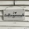 Holz Schild Lieblingsmensch
