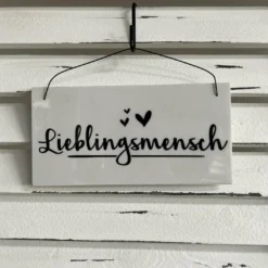 Holz Schild Lieblingsmensch