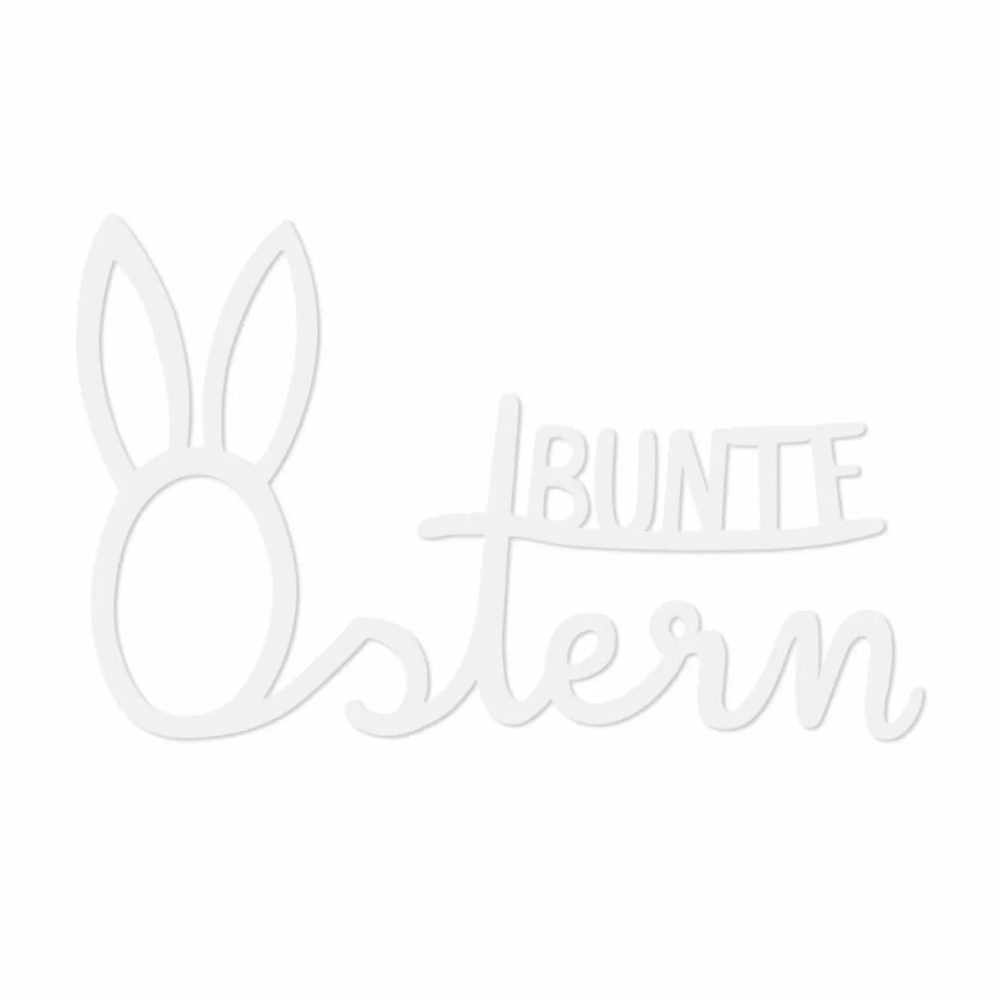 Holzschriftzug Bunte Ostern