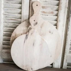 Holz Serviertablett rund