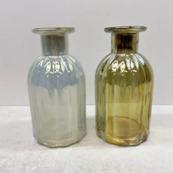 Kerzenhalter auf Glas Vase