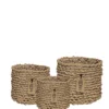 Korb aus recyceltem Papier Natur Handmade
