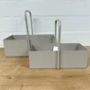 Metall Kasten Erik taupe