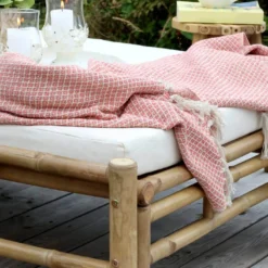 Plaid Baumwolle staubig rosa