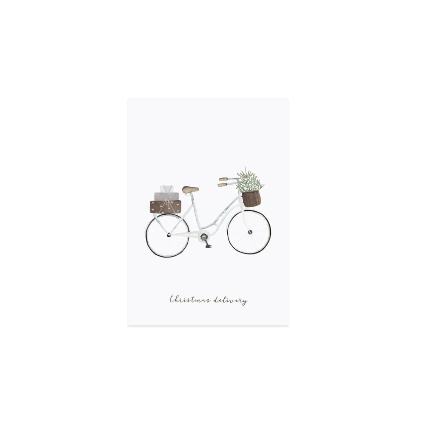 Postkarte Geschenke Fahrrad