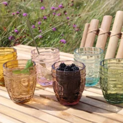 Saint-Èmillion Wasserglas mit Muster