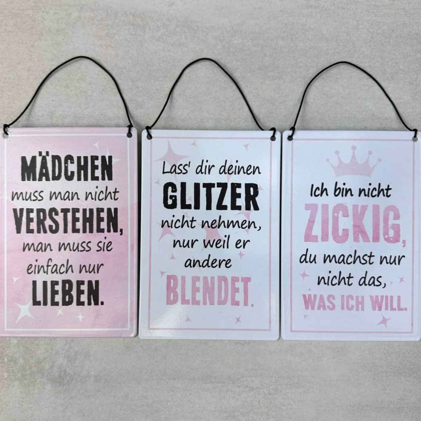 Schild Mädchen