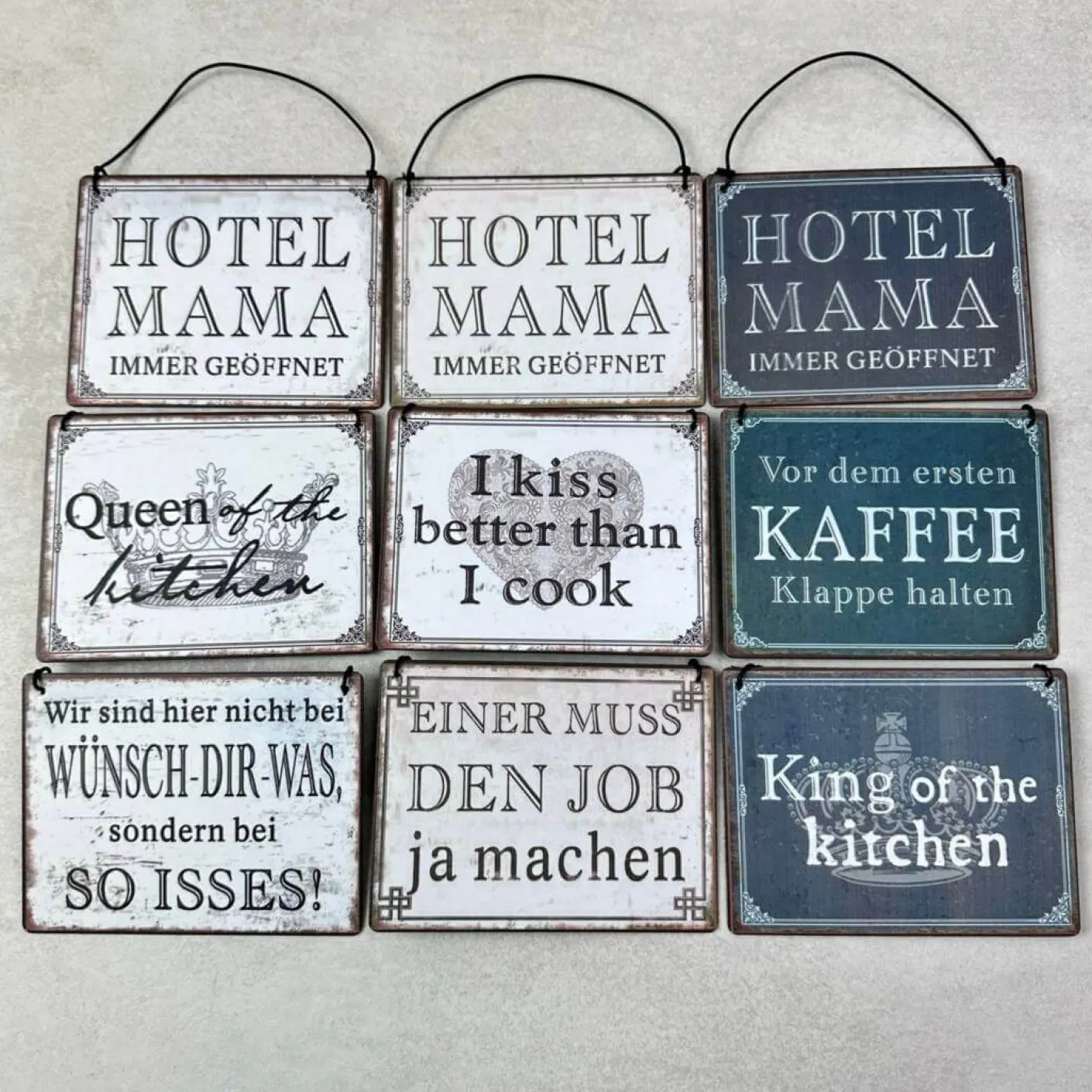 Schild Shabby Spruch