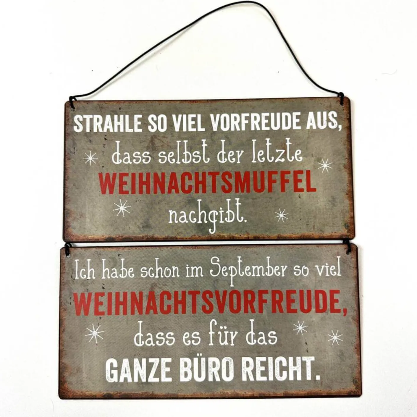 Schild Vorfreude