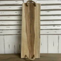 Tablett Teakholz mit Griffen