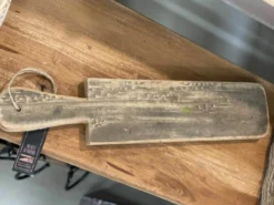Vintage Holz Servierbrett aus recyceltem Holz