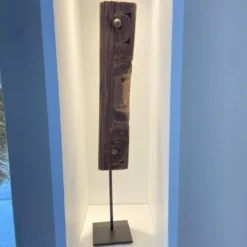 Vintage Teil von einer Holztür auf Ständer