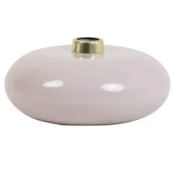 WARLY Vase Deko hellgrau
